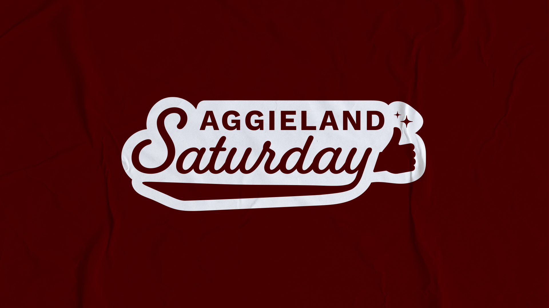 Aggieland Saturday 2025 logo